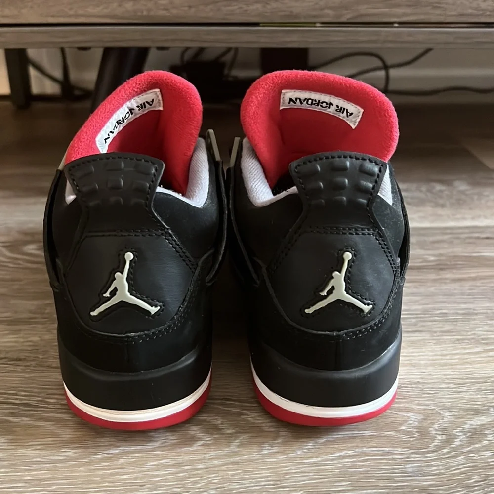 Jordan 4 Retro - Black Cement (2012) (GS) - Size 6.5Y - Picture 5 of 9